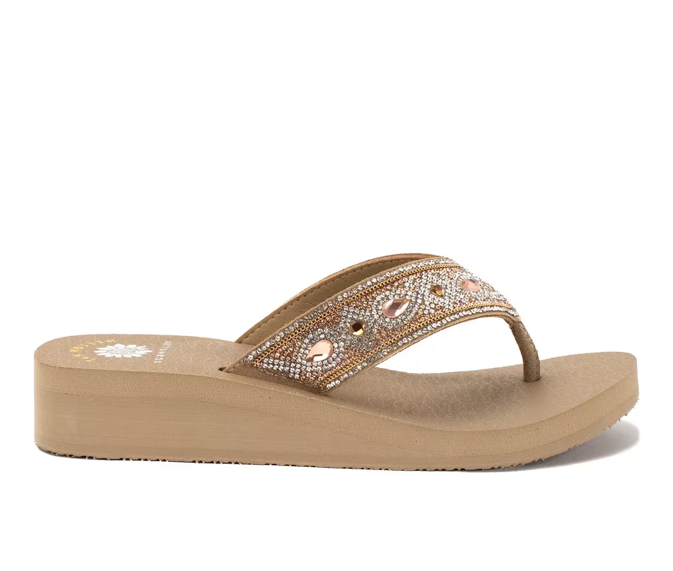 Women's Yellow Box Cathy Flip-Flops