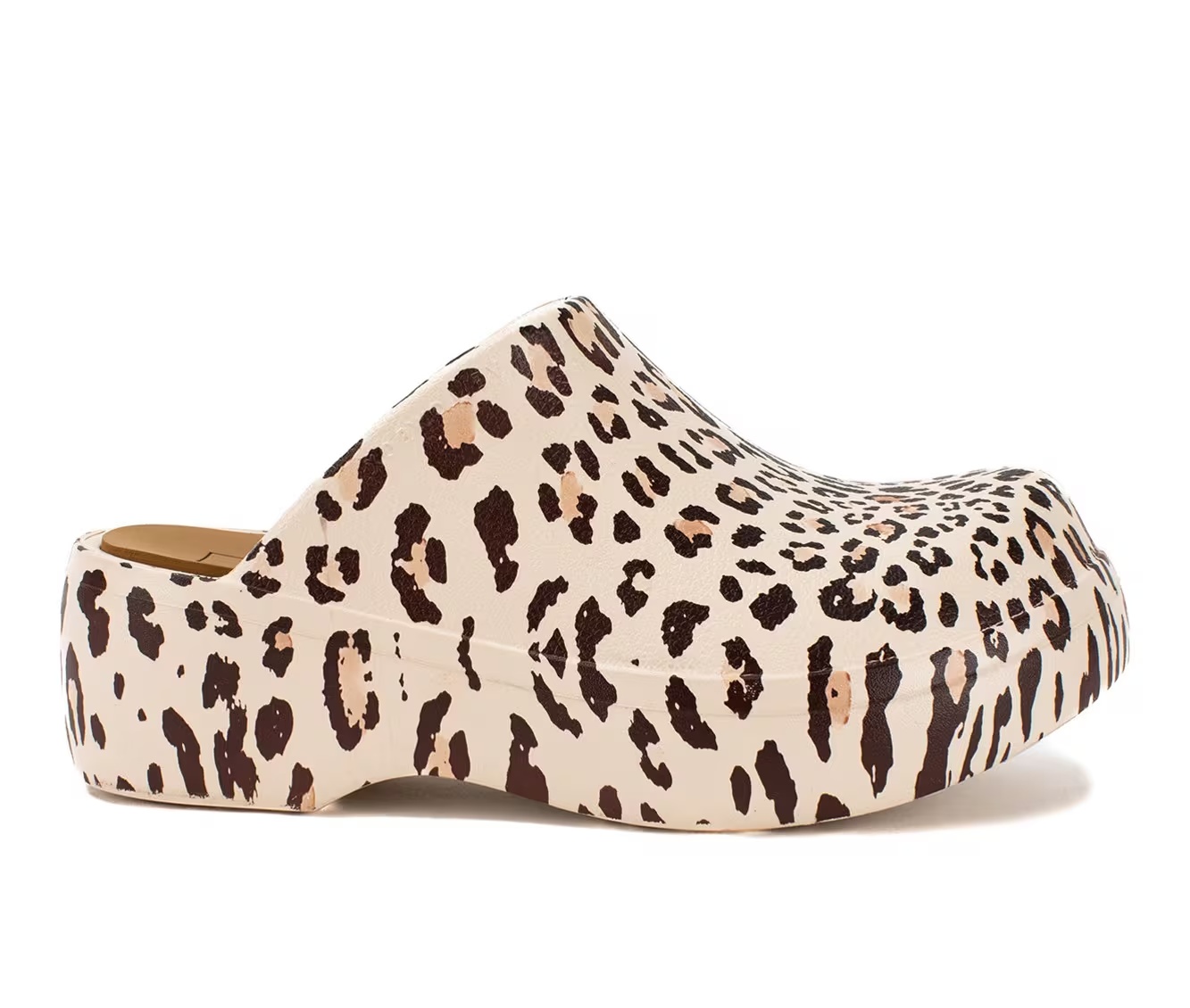 Women's Yellow Box Zippy Platform Clogs