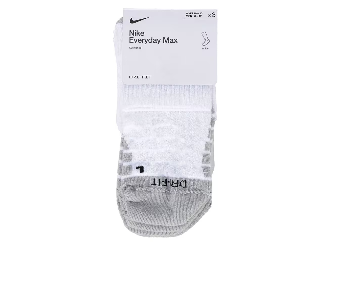 Nike 3 Pair Everyday Max Cushioned Ankle Socks