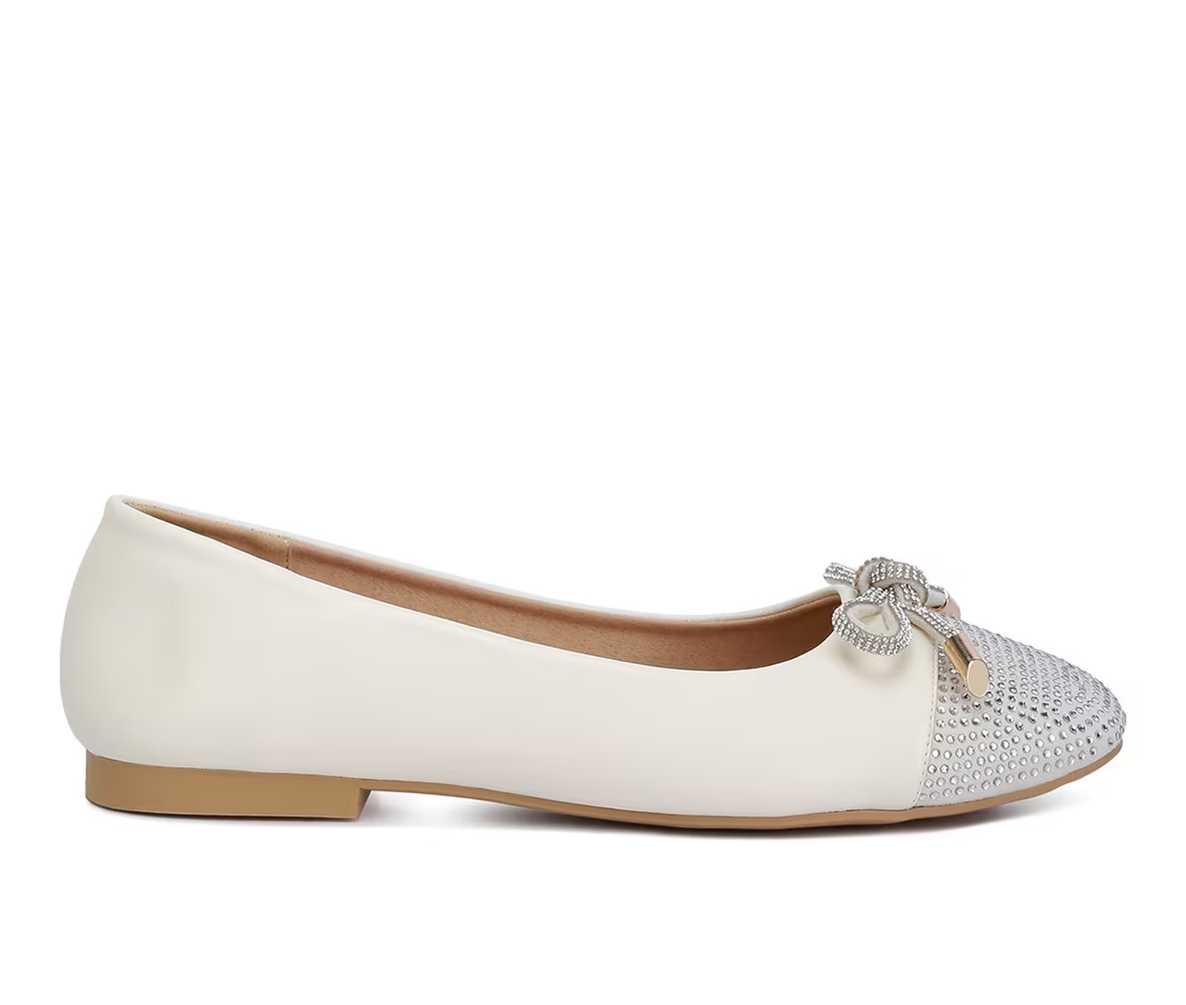 Women's London Rag Rhinestone Toe Cap Flats