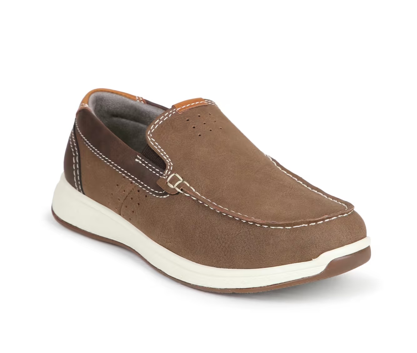 Boys' Florsheim Little Kid & Big Kid Crossover Moc Toe Jr Slip on