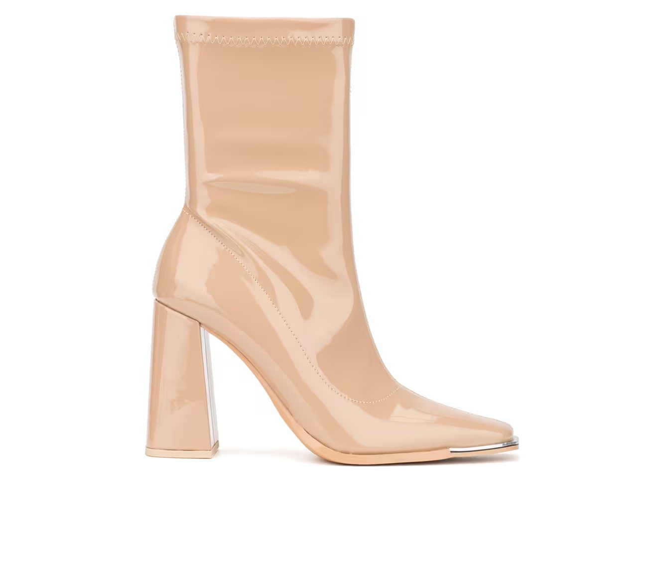 Women's New York and Company Zana Heeled Booties