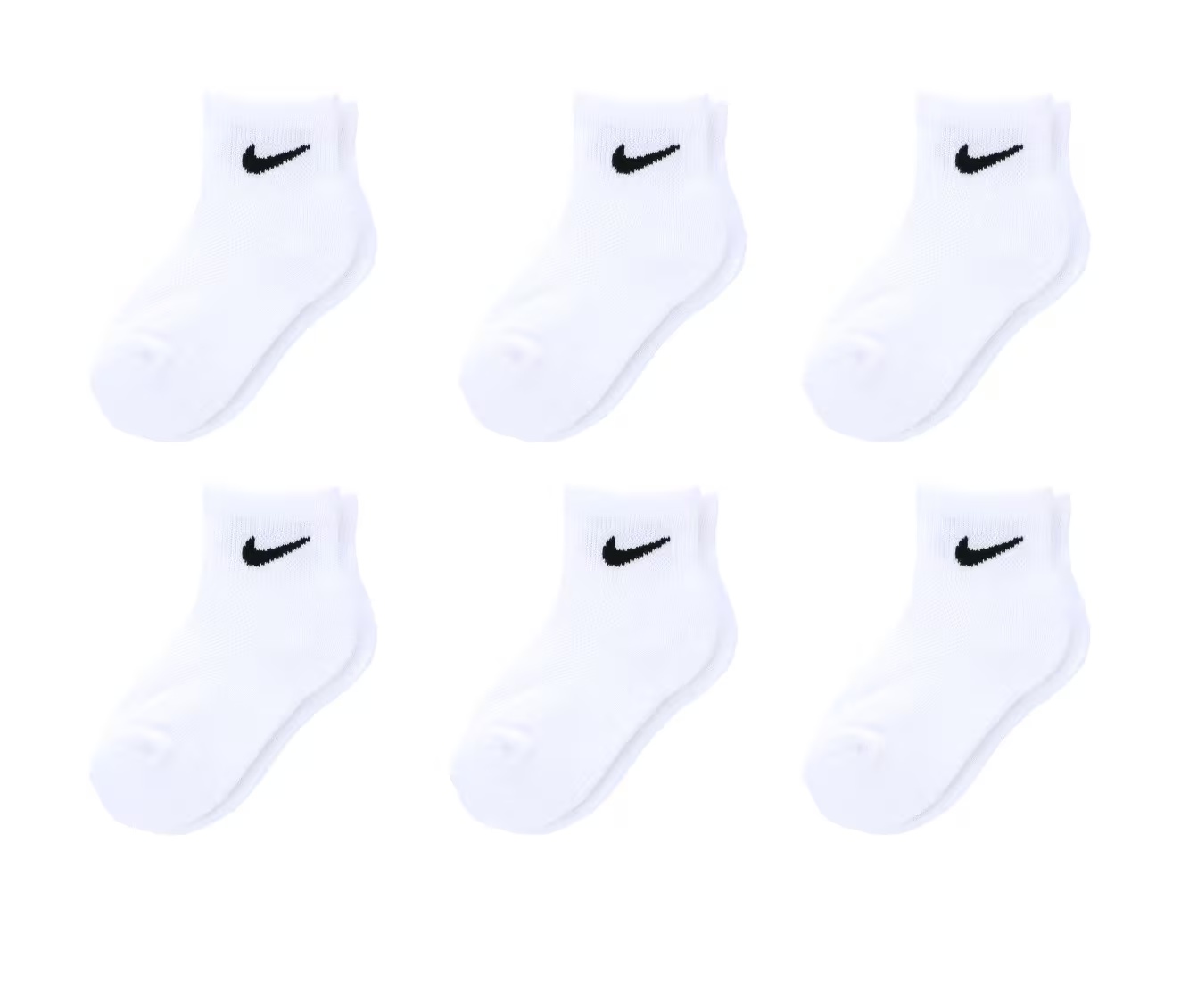 Nike 6P Youth Cushioned Quarter Socks