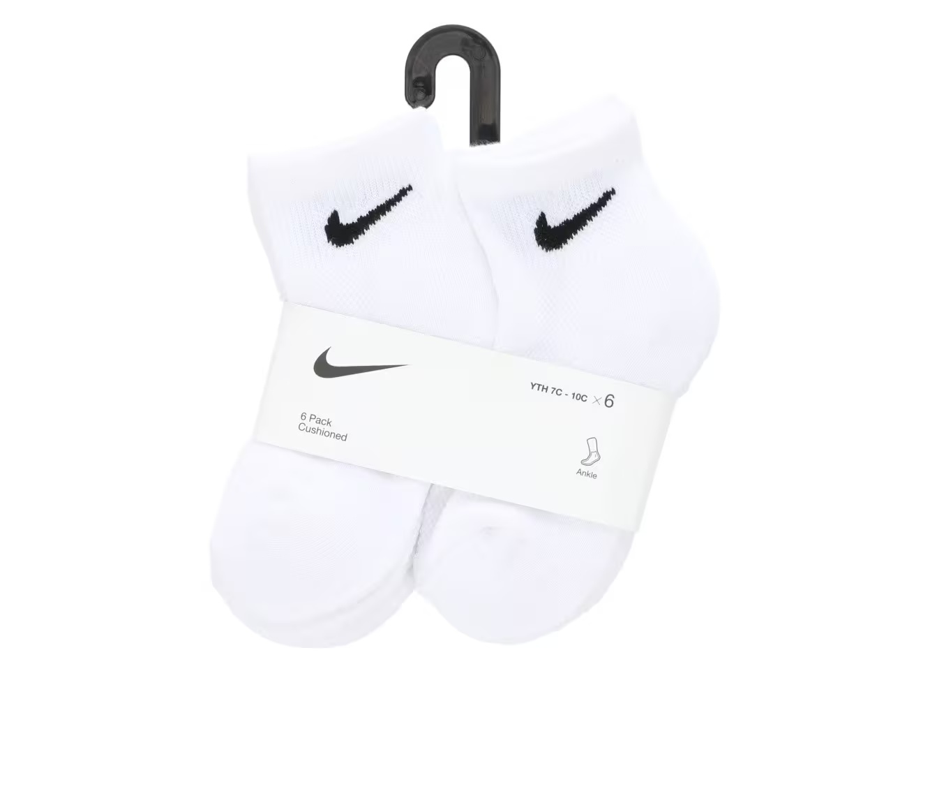 Nike 6P Youth Cushioned Quarter Socks
