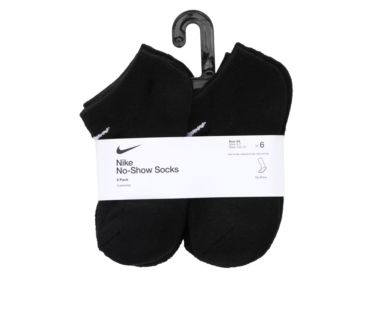 Nike 6P Youth Cush No Show Socks