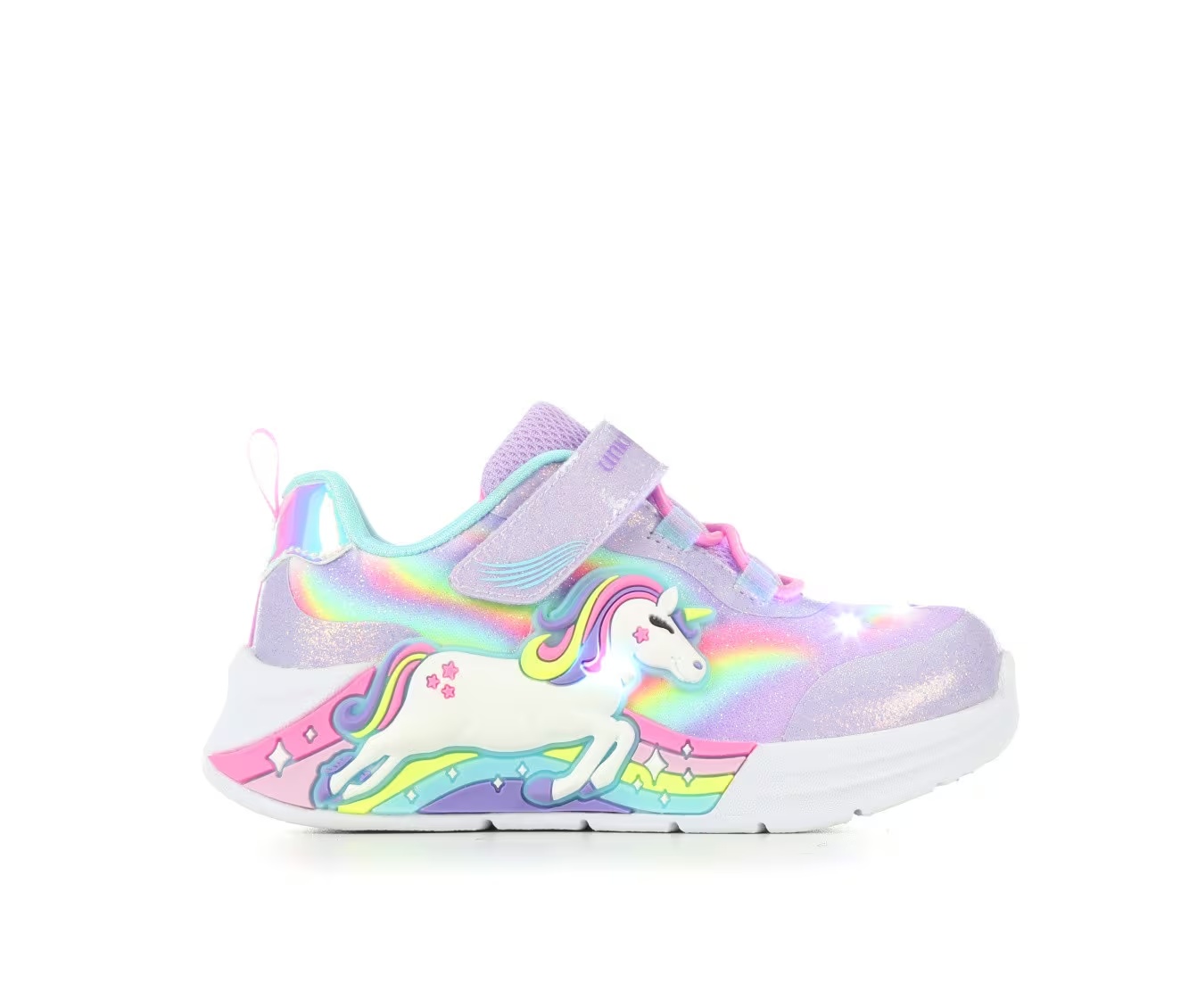 Girls' Skechers Toddler Unicorn Chaser Light-up Shoes