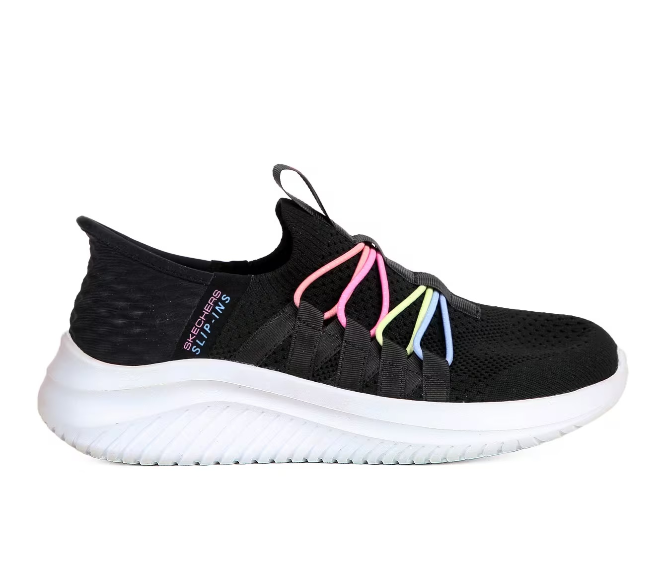 Girls' Skechers Little Kid & Big Kid Ultra Flex 3.0 Bungee Fun Sneakers