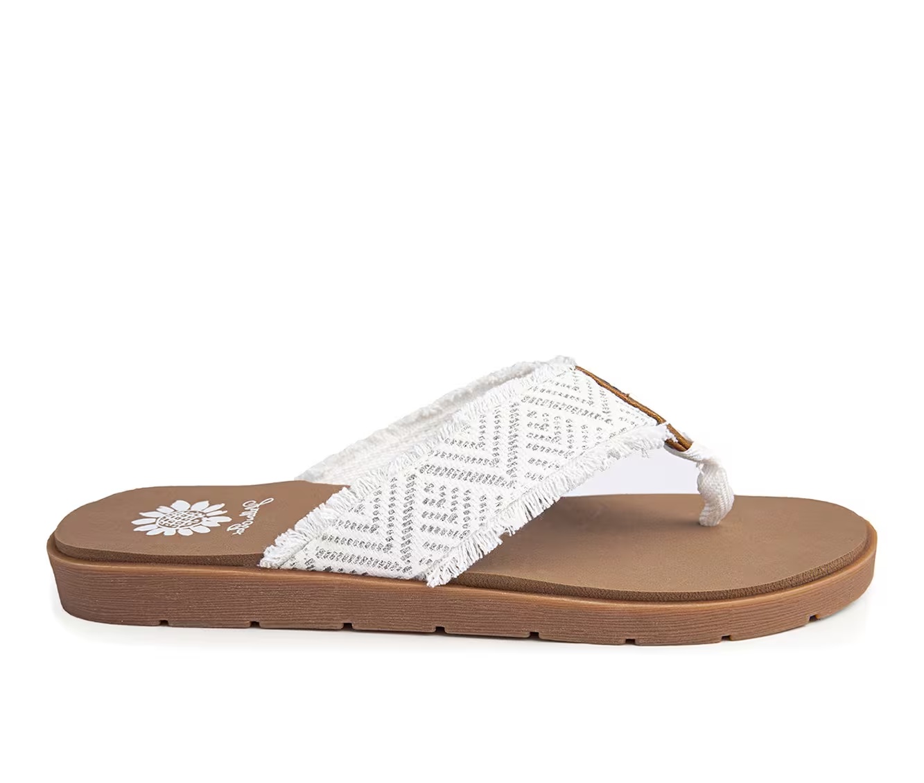 Women's Yellow Box Faddy Flip-Flops