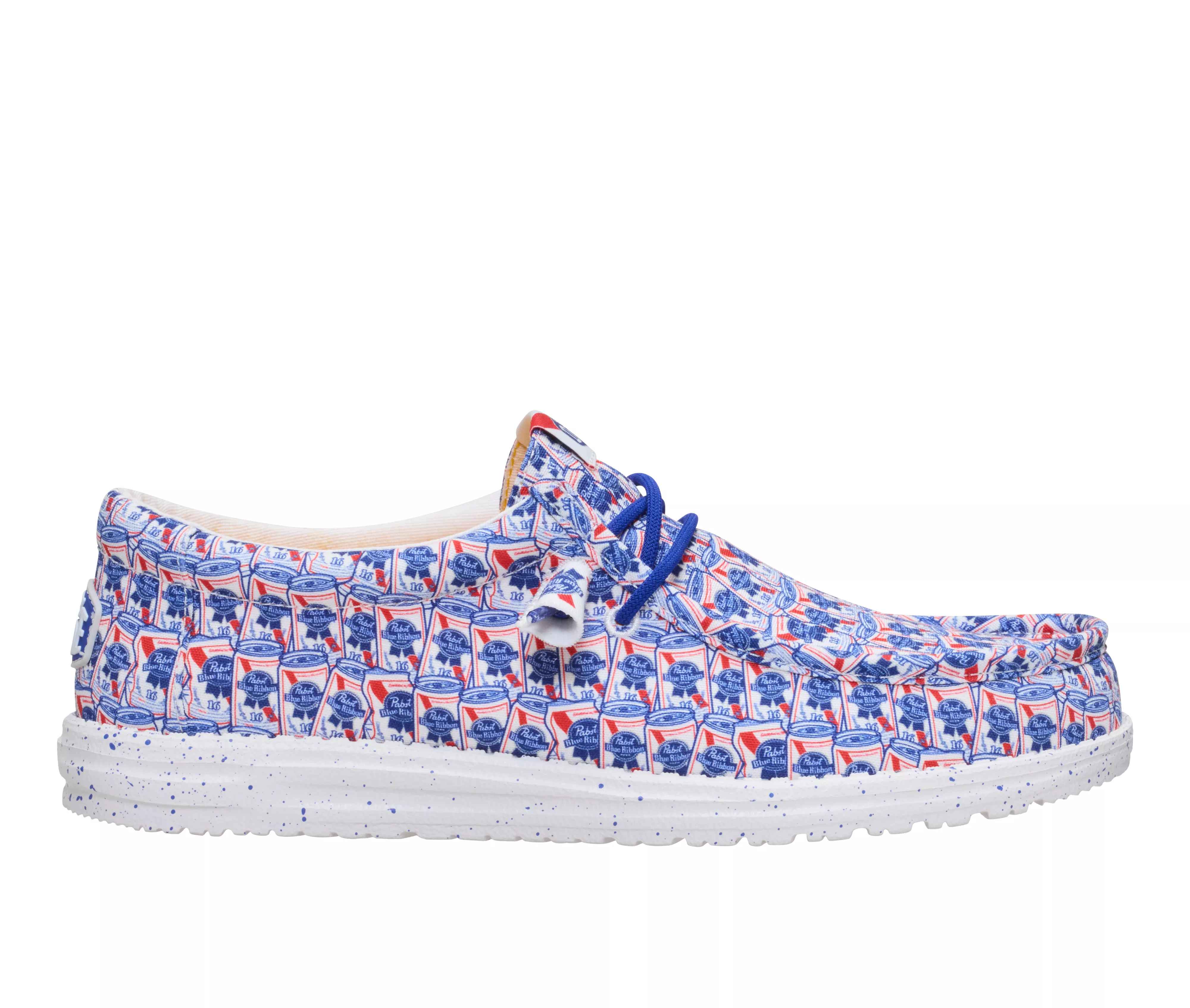 Men's HEYDUDE Wally Pabst Blue Ribbon Casual Shoes