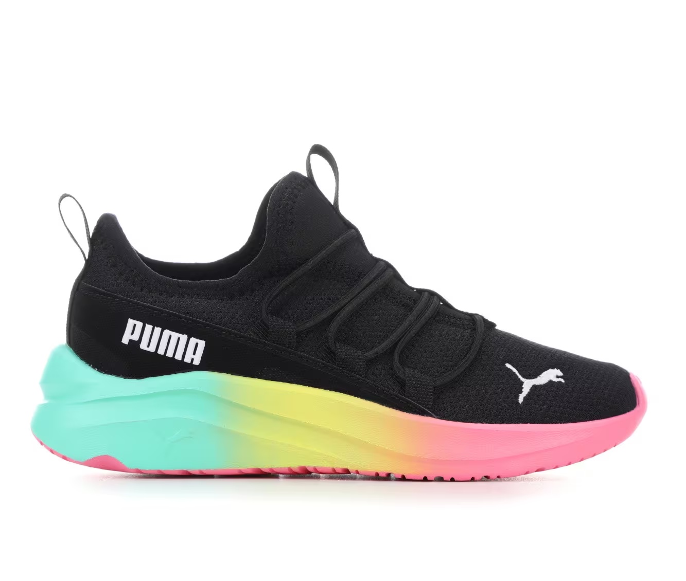 Girls' Puma Little Kid & Big Kid SoftRide One4All Fade Running Shoes