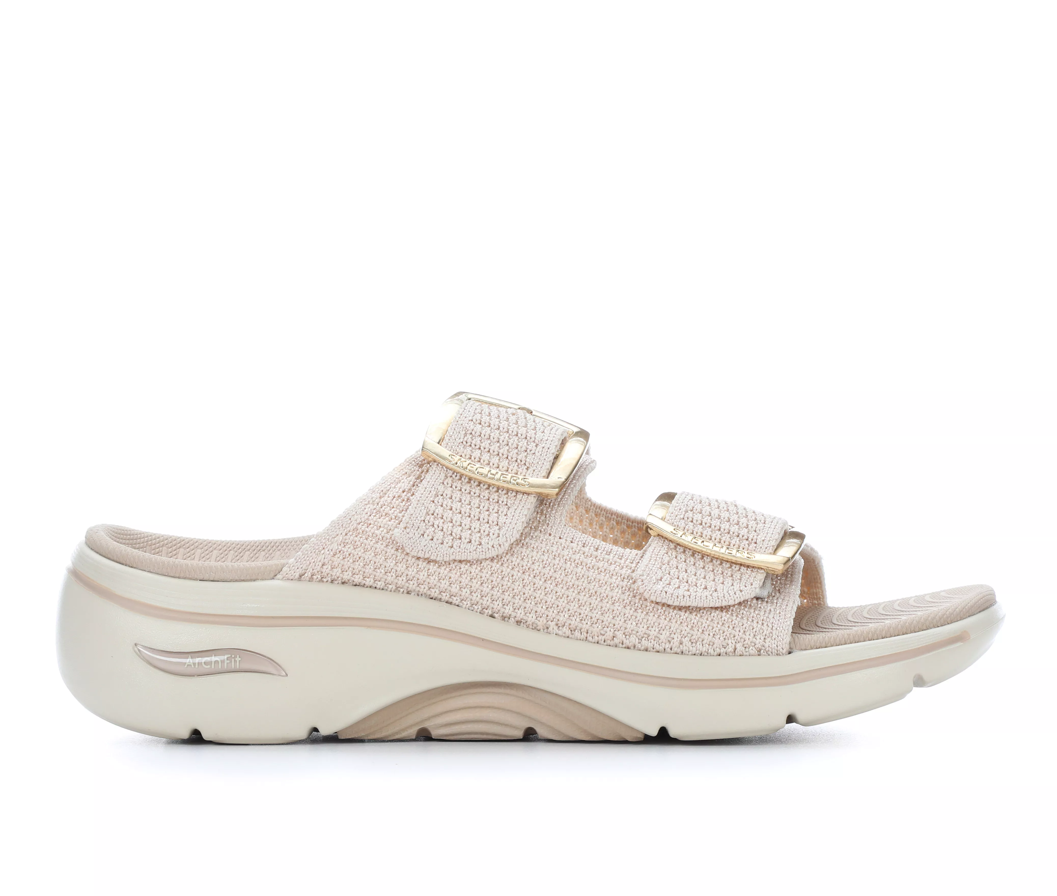 Women's Skechers Go Go Walk Arch Fit 140871 Wedge Sandals