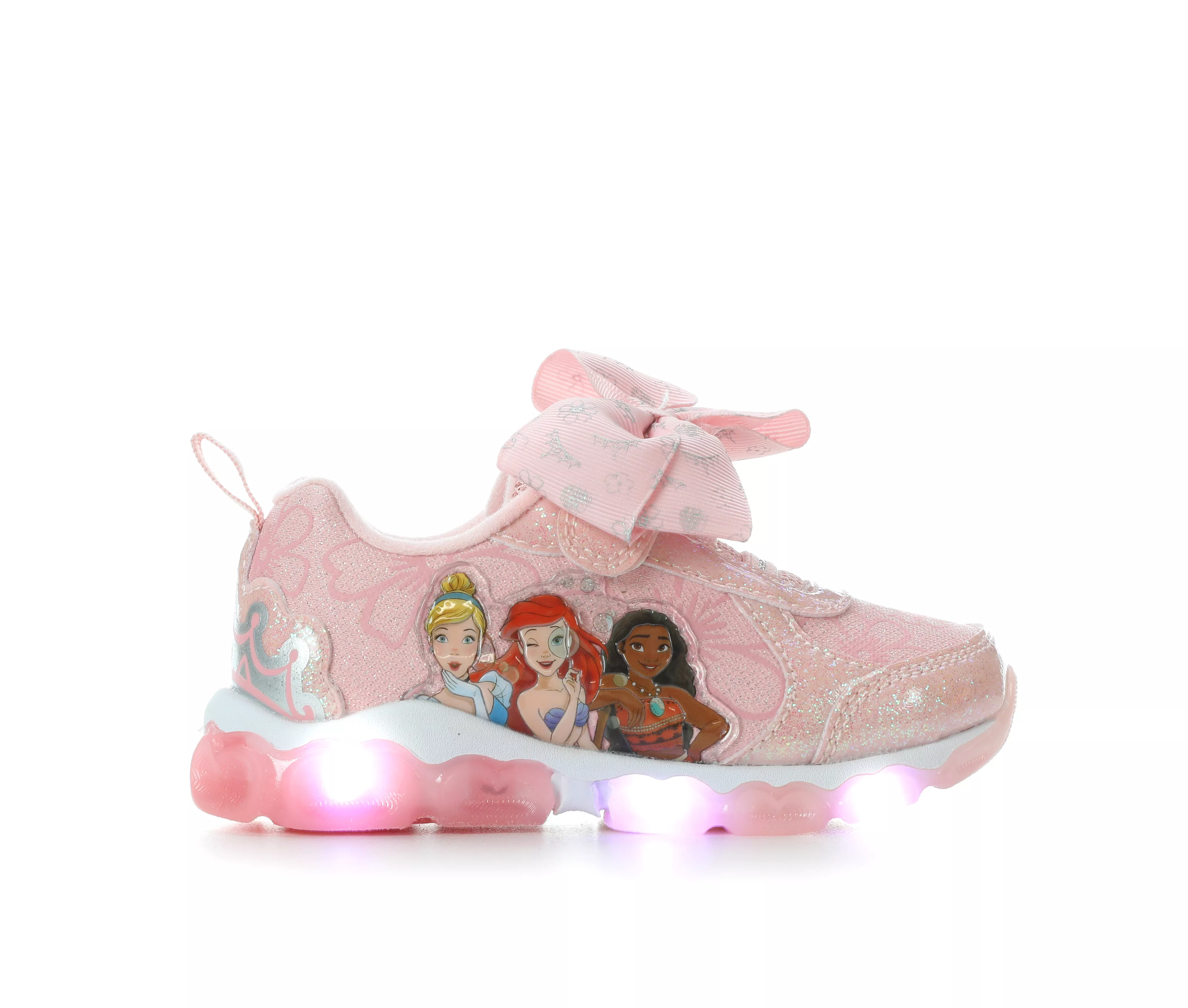 Girls' Disney Toddler & Little Kid Princess 5 Light-Up Sneakers