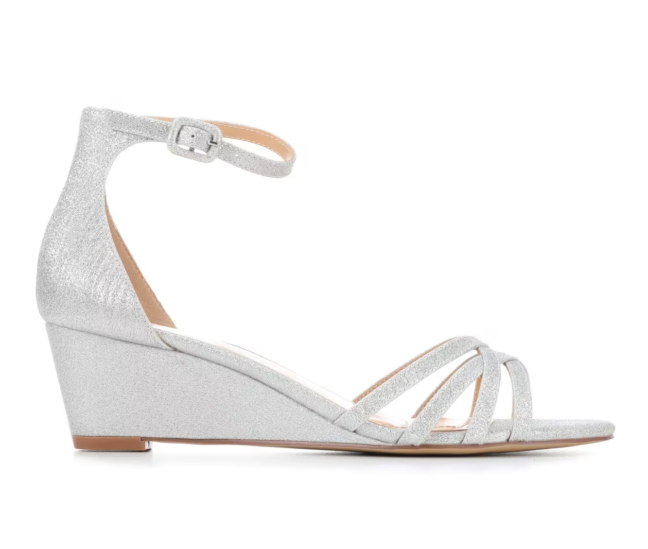 Women's American Glamour BadgleyM Jemi Special Occasion Wedge Sandals