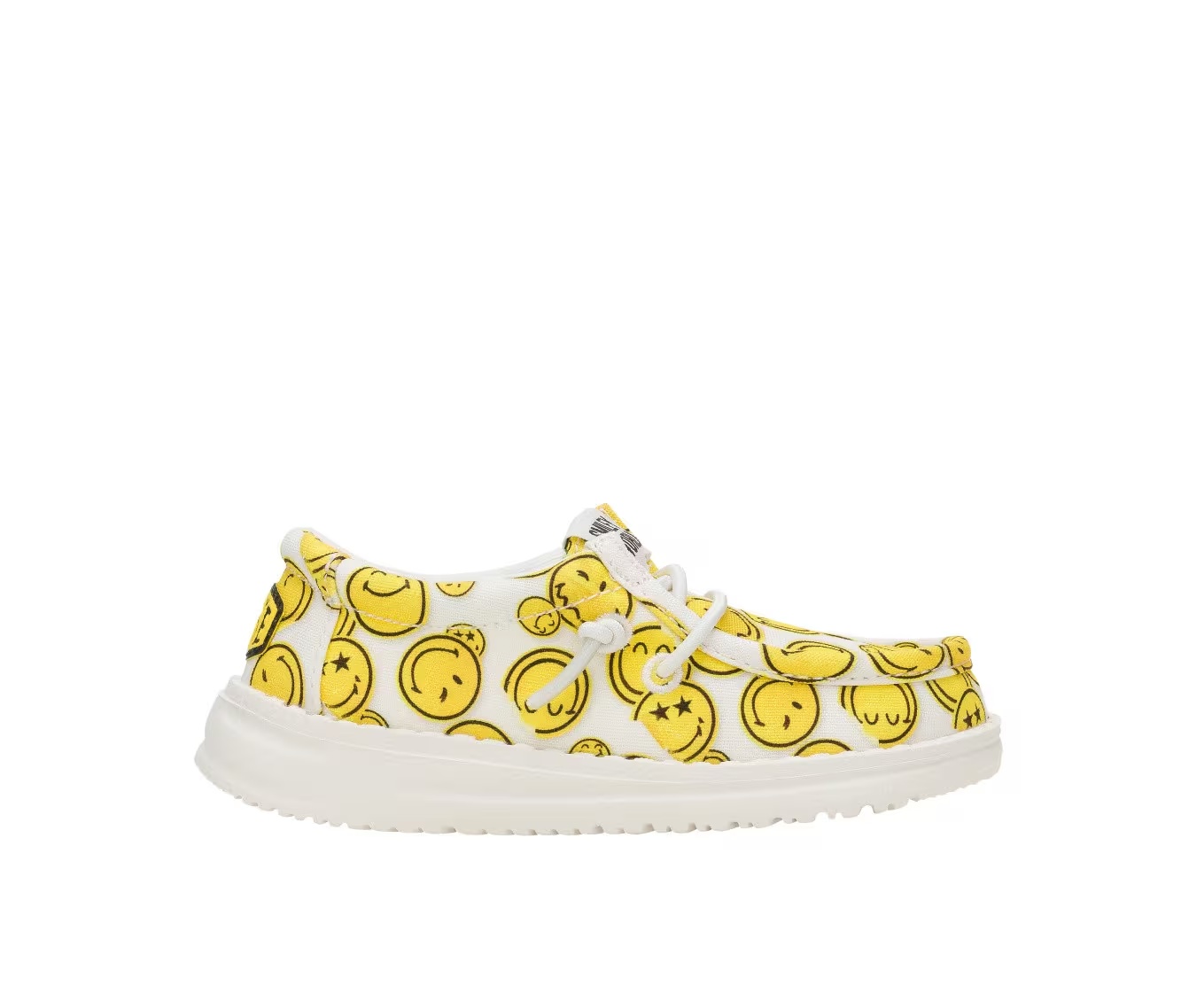 Kids' HEYDUDE Toddler Wally Smiley Casual Shoes