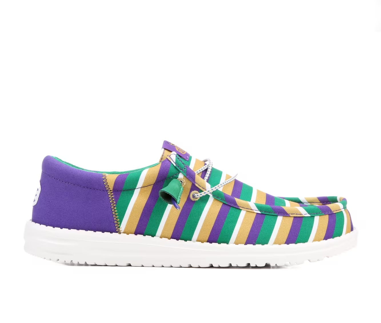 Men's HEYDUDE Wally Funk Mardi Gras Party Casual Shoes