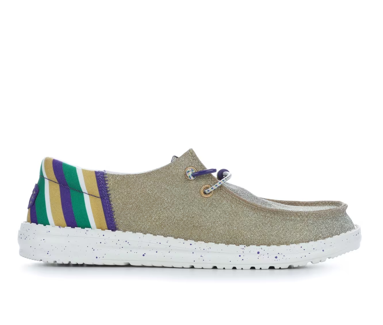 Women's HEYDUDE Wendy Funk Mardi Gras Party Casual Shoes