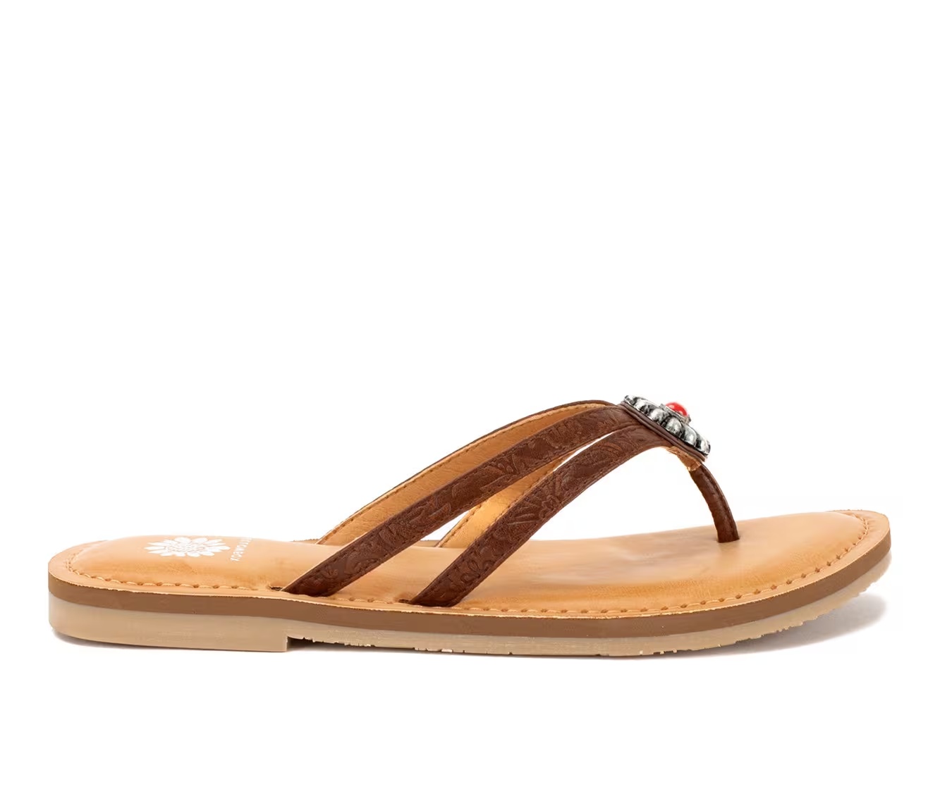 Women's Yellow Box Diggins Flip-Flops