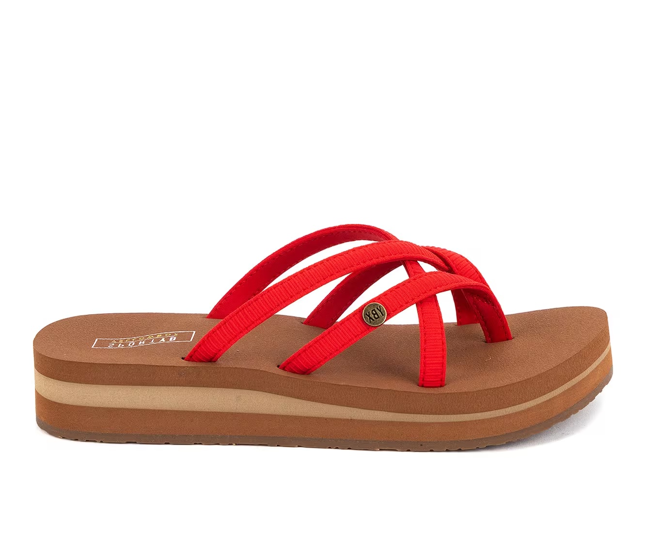Women's Yellow Box Misaki Flip-Flops