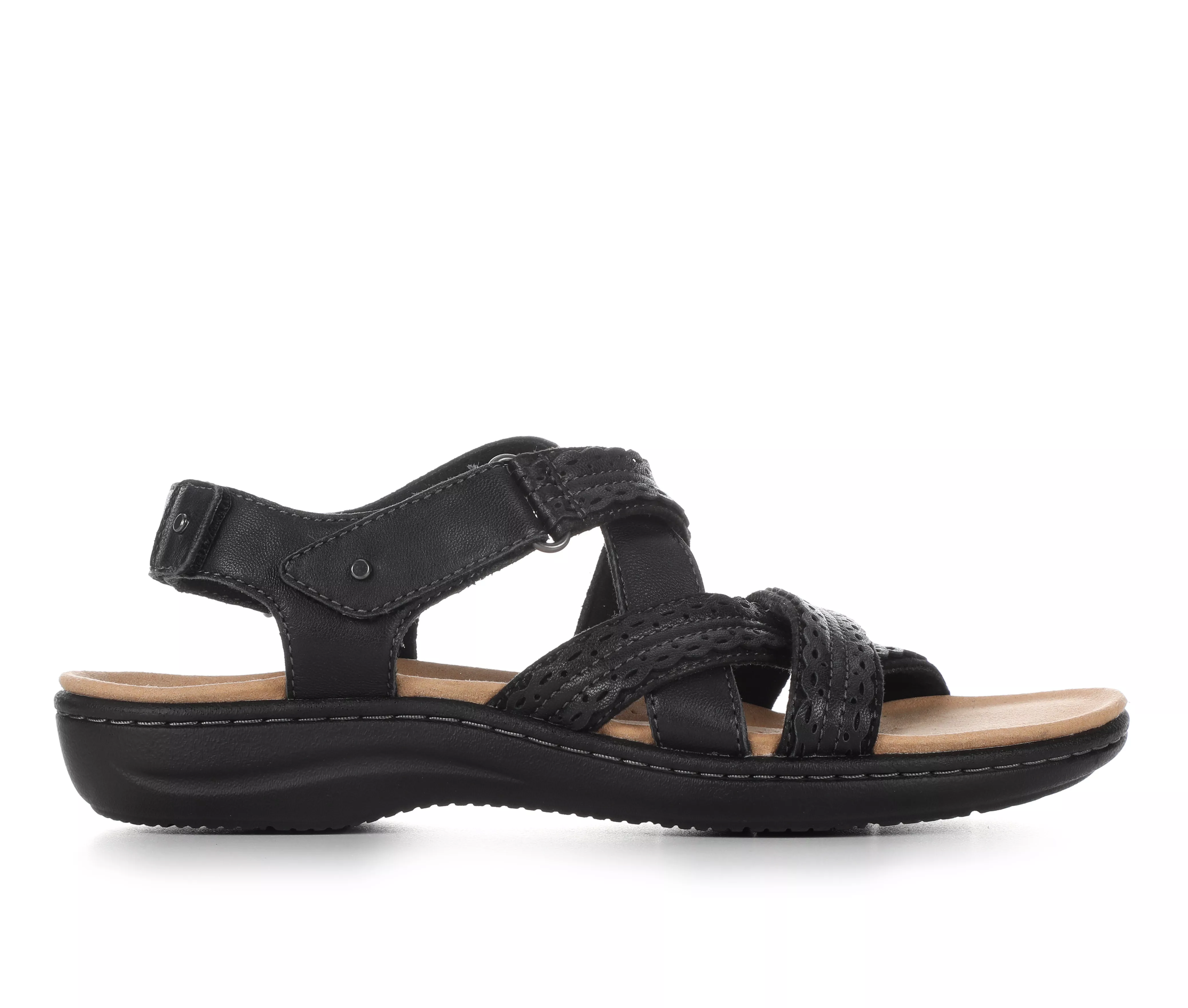 Women's Clarks Laurieann Rena Blk Sandals