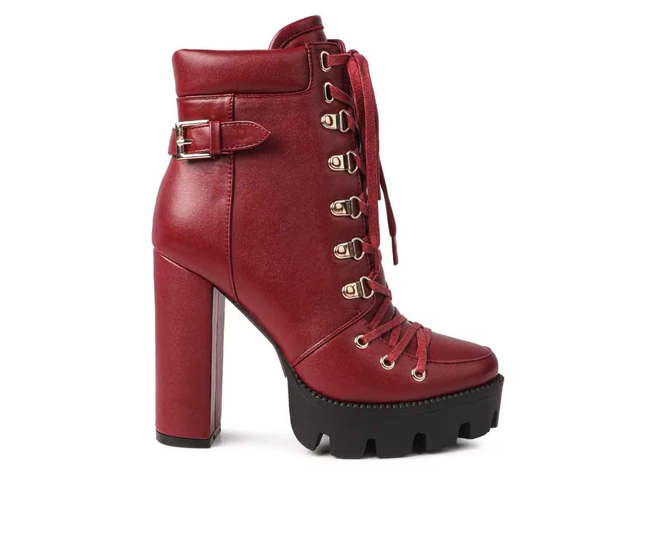 Women's London Rag Willow Heeled Lace Up Booties 1 257799-women-x27-s-london-rag-willow-heeled-lace-up-booties-1.jpg