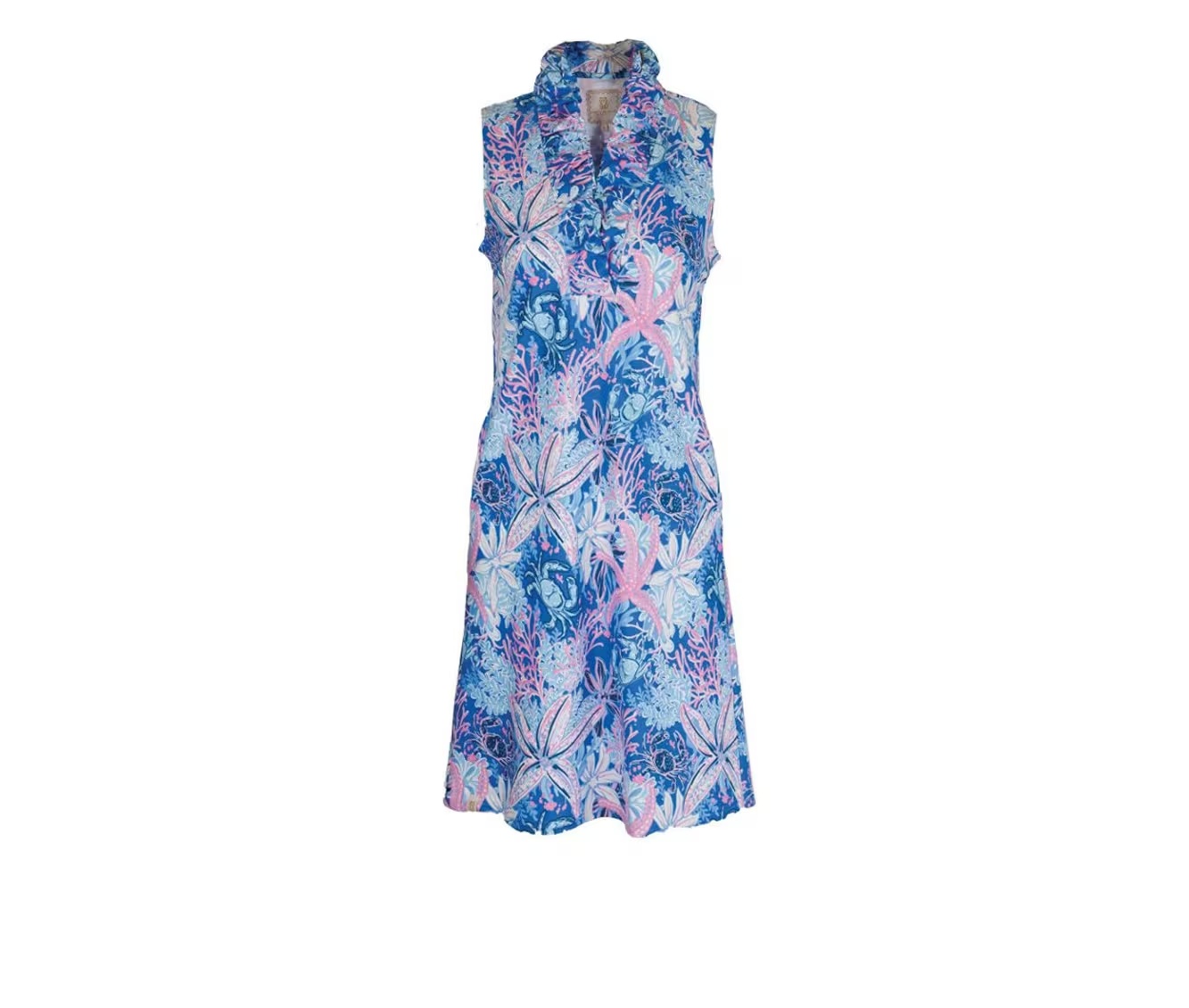 Simply Southern 0125 Ruffle Neck Dress