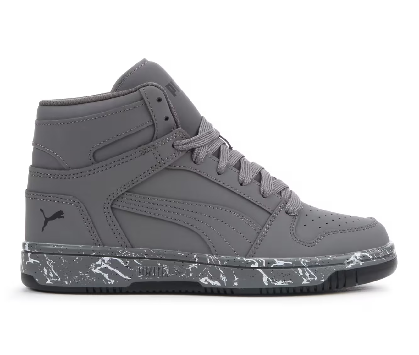 Kids' Puma Big Kid Layup Marble NBK Junior Sneakers