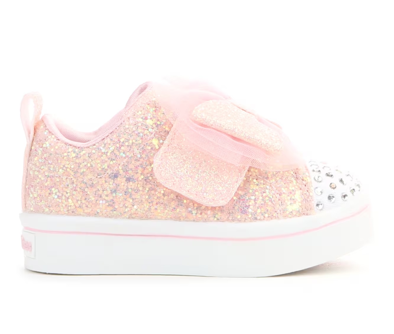 Girls' Skechers Toddler Twinkle Lites 2.0 Bow Light-Up Sneakers 1 266443-girls-x27-skechers-toddler-twinkle-lites-2-0-bow-light-up-sneakers-1.jpg