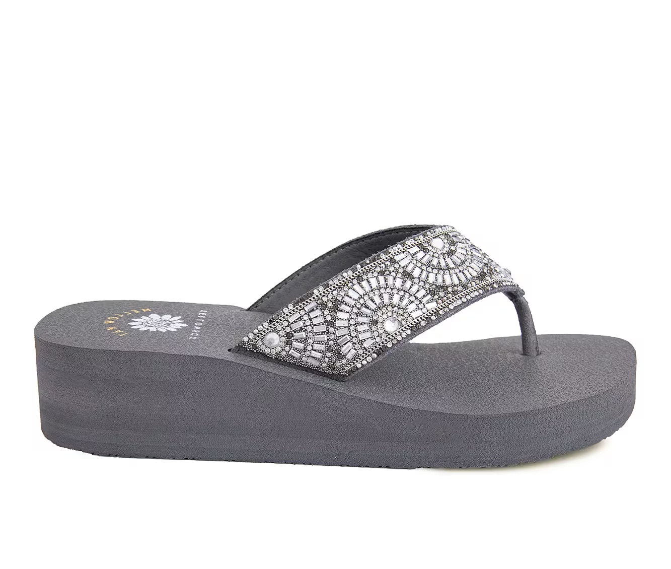 Women's Yellow Box Laina Wedge Flip-Flops
