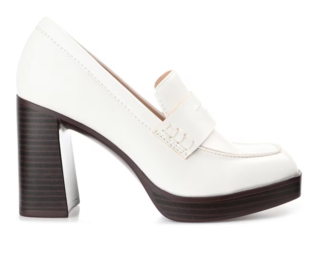Women's Journee Collection Ezzey Block Heel Platform Loafers