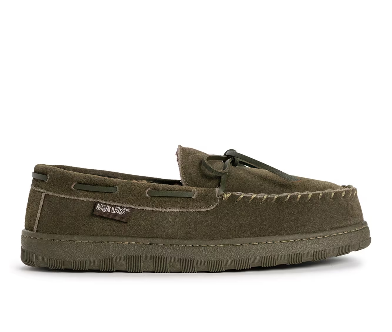 MUK LUKS Men's Paul Printed Berber Suede Moccasins 1 278510-muk-luks-men-x27-s-paul-printed-berber-suede-moccasins-1.jpg