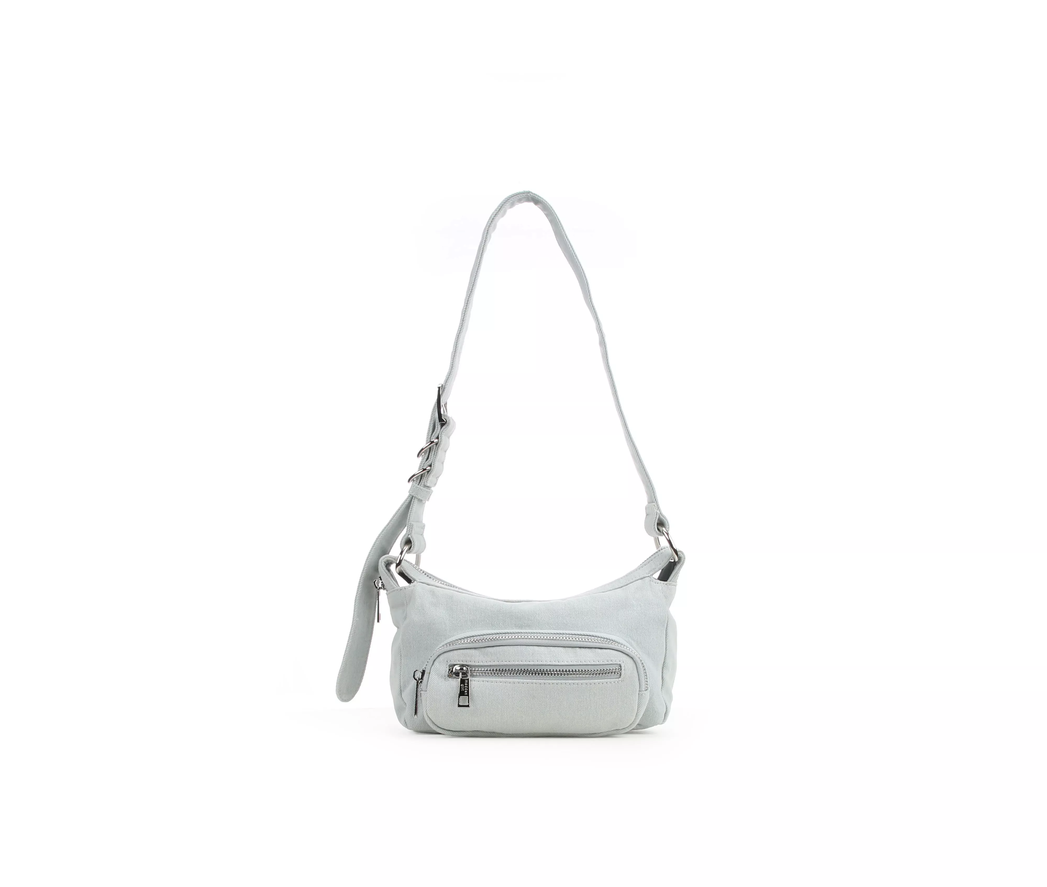Madden Girl Denim Mini Hobo Handbag