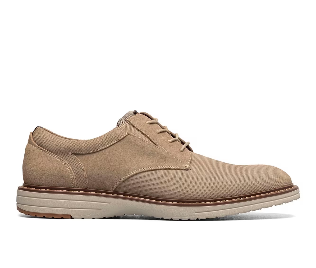 Men's Nunn Bush Griff Suede Plain Toe Oxford Oxfords