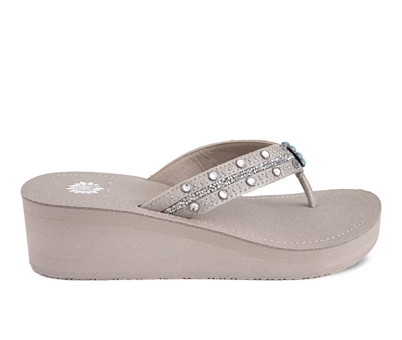 Women's Yellow Box Terell Wedge Flip-Flops