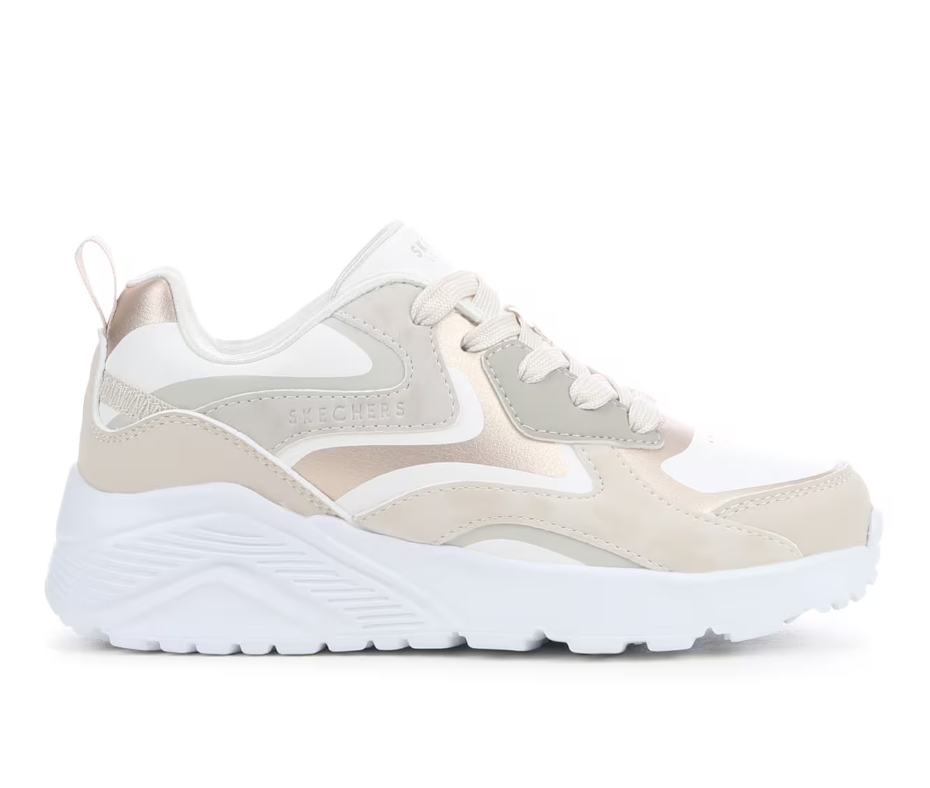 Girls' Skechers Street Little Kid & Big Kid Uno Lite Metallic Blast Sneakers