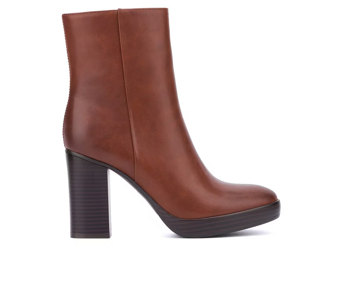 Women's New York and Company Fay Block Heel Booties