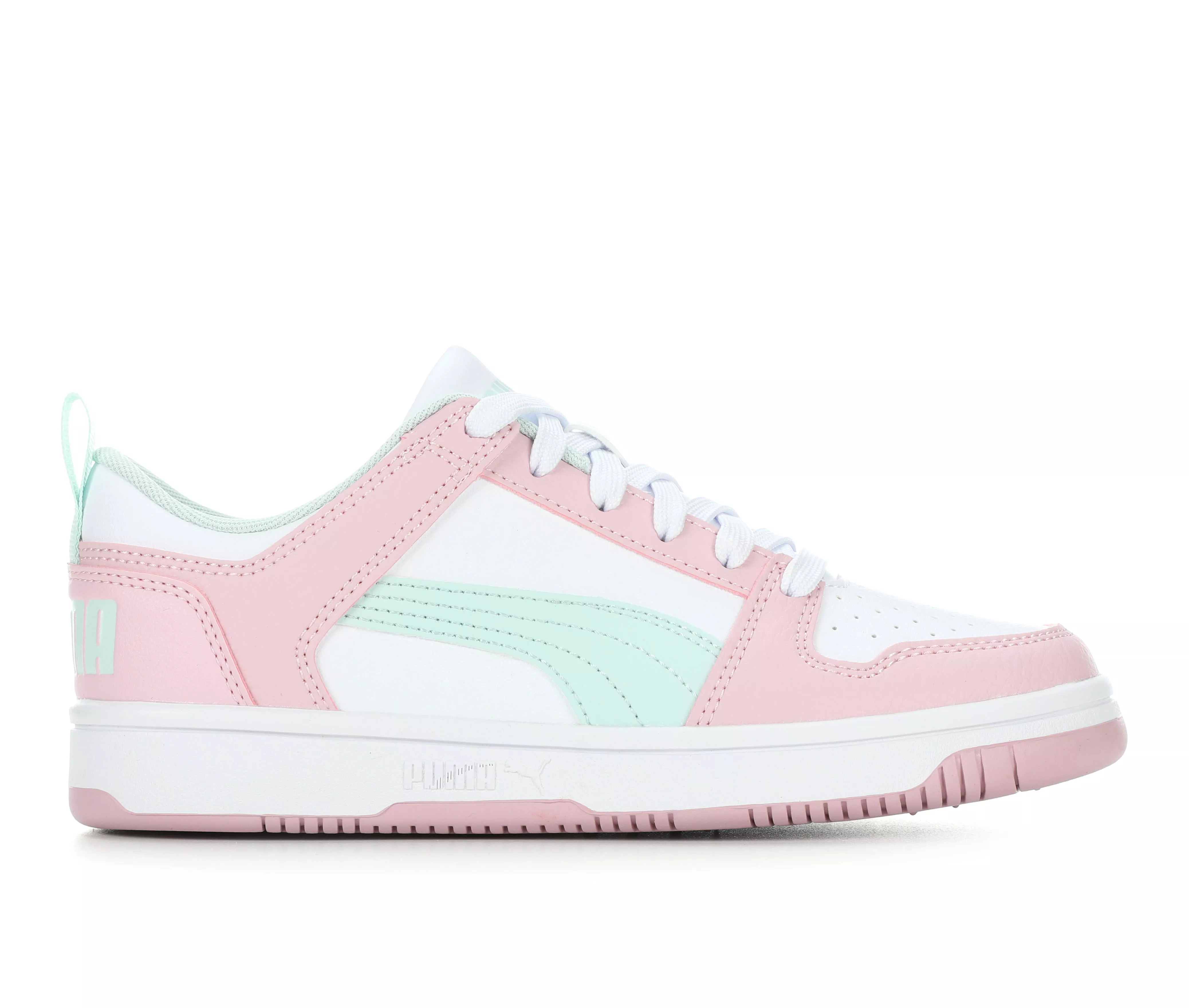 Girls' Puma Big Kid Rebound Layup Low Junior Sneakers