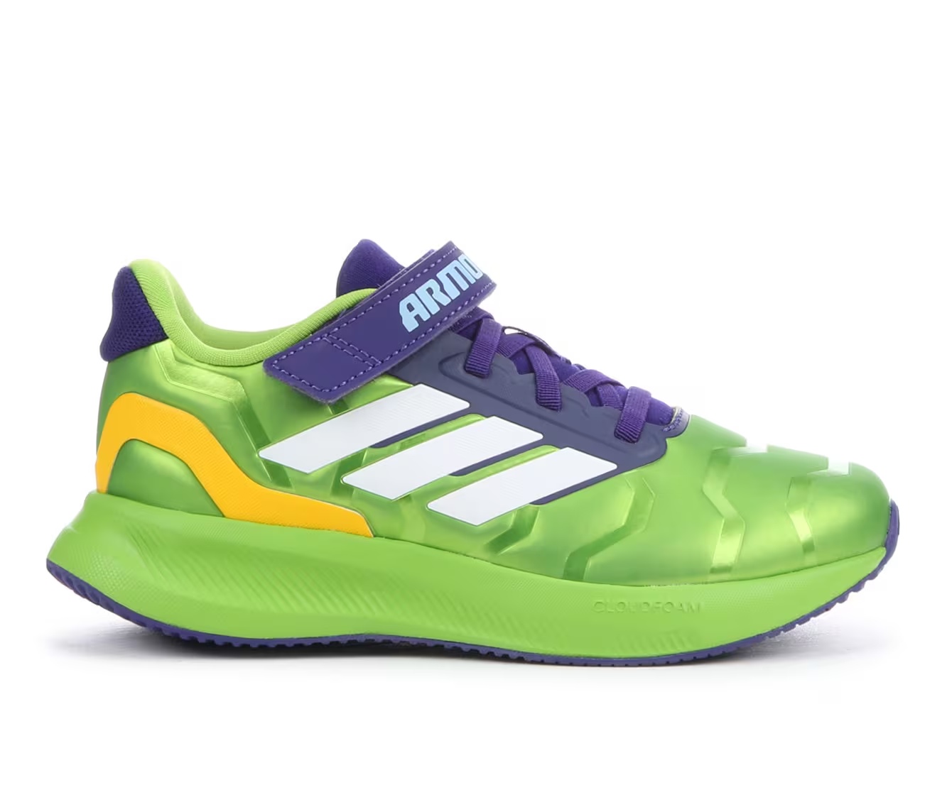 Boys' Adidas Little Kid RunFalcon 5 Iron Hulk Running Shoes