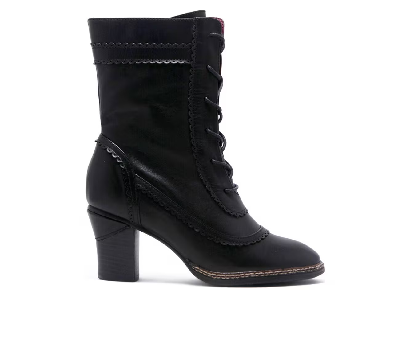 Women's Chelsea Crew Glimpse Mid Calf Lace Up Heeled Boots