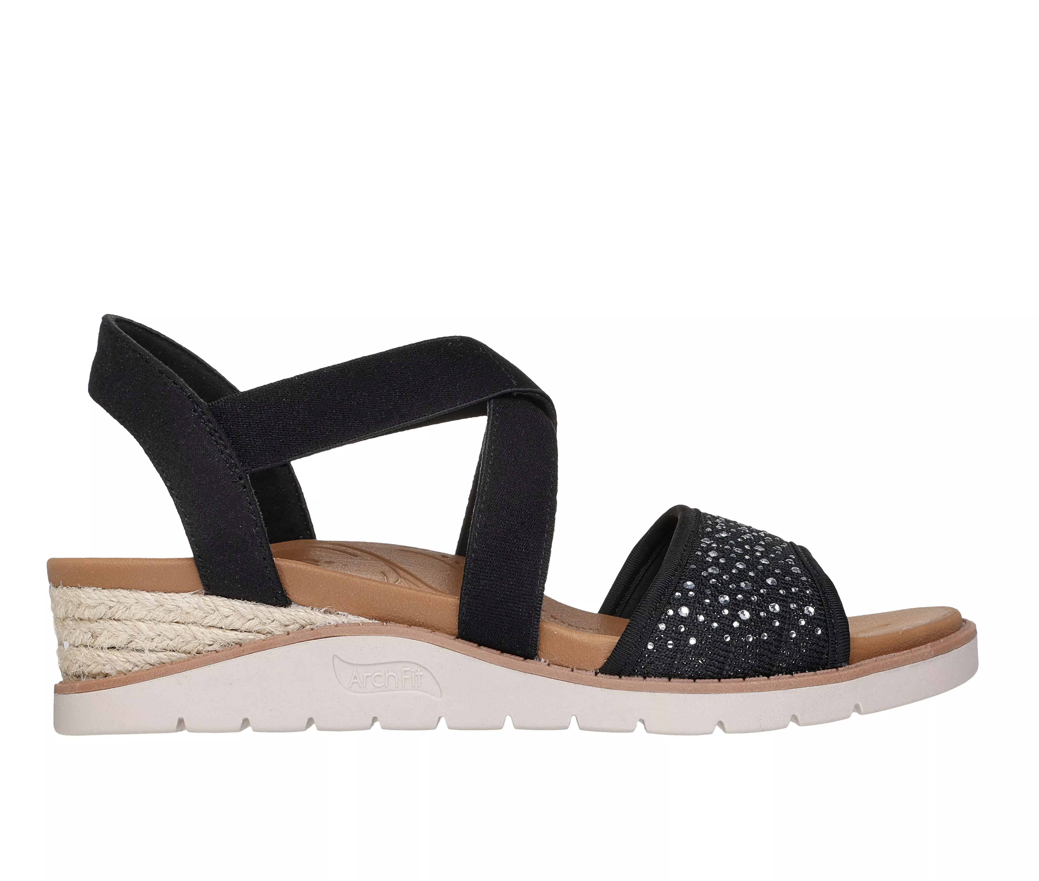 Women's BOBS Arch Fit Beach Kiss 114016 Wedges