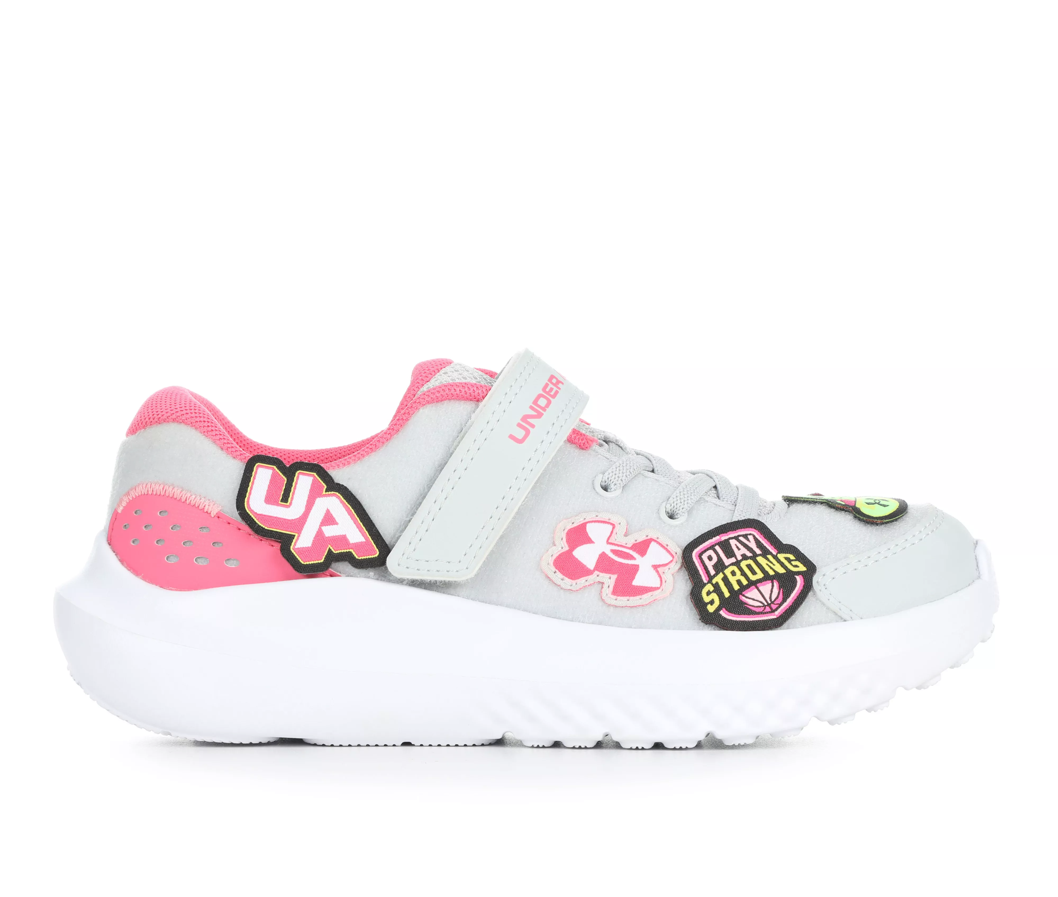 Girls' Under Armour Little Kid Surge 4 Patches Running Shoes