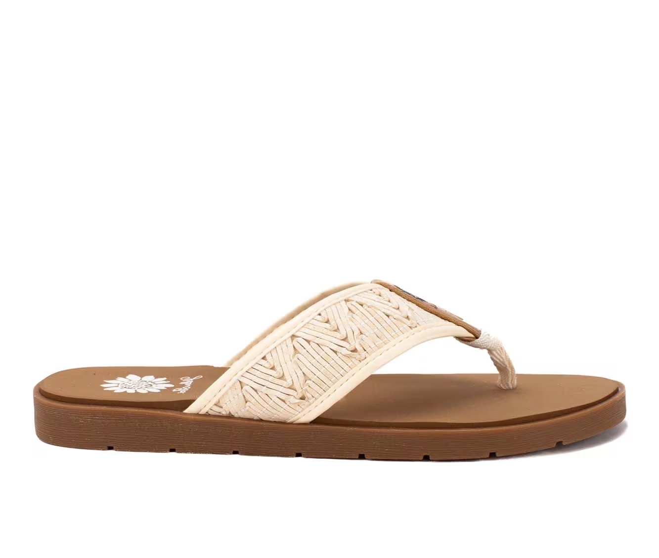 Women's Yellow Box Fellow Flip-Flops