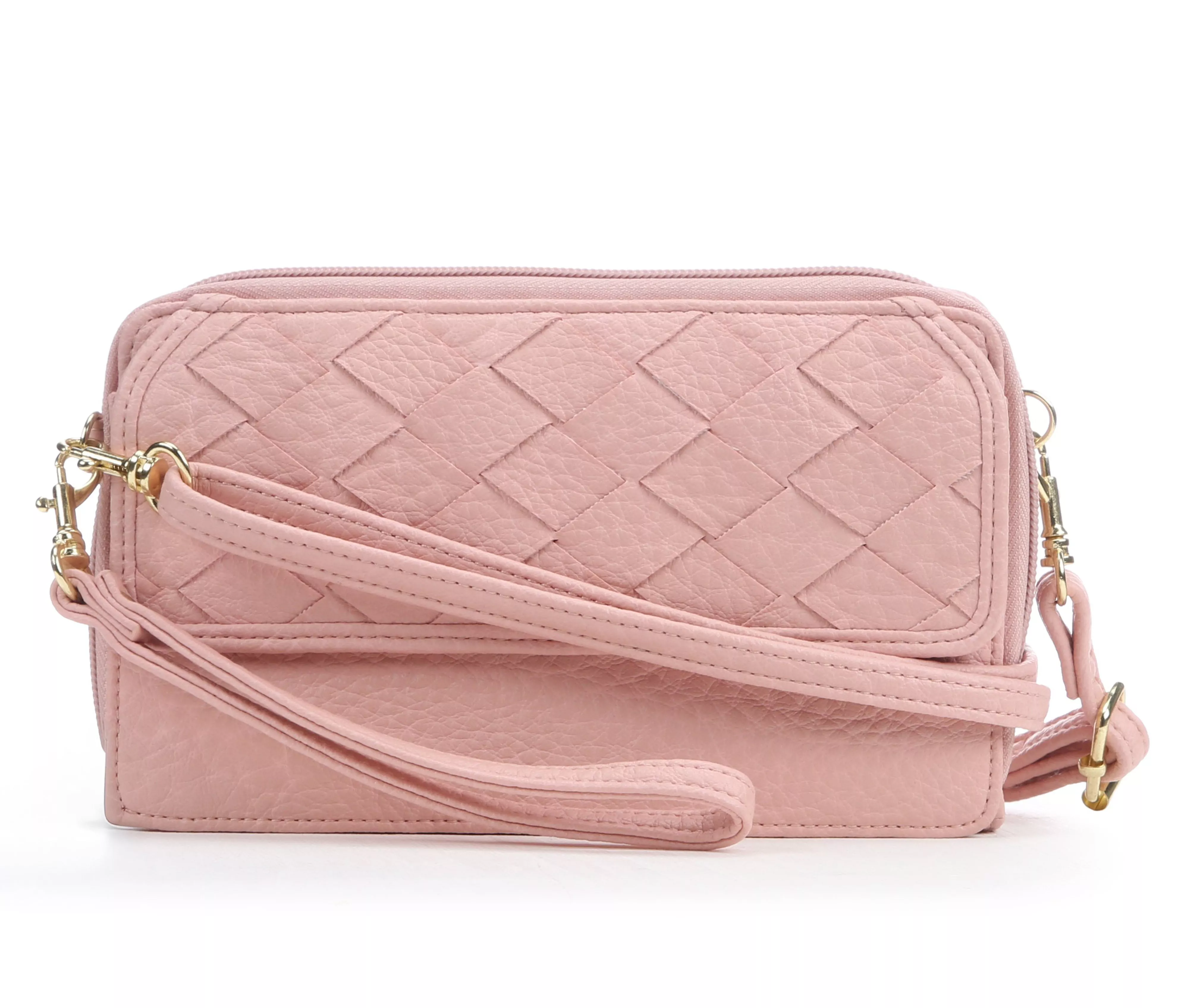 Bueno Of California Woven Wallet on a String Crossbody Bag