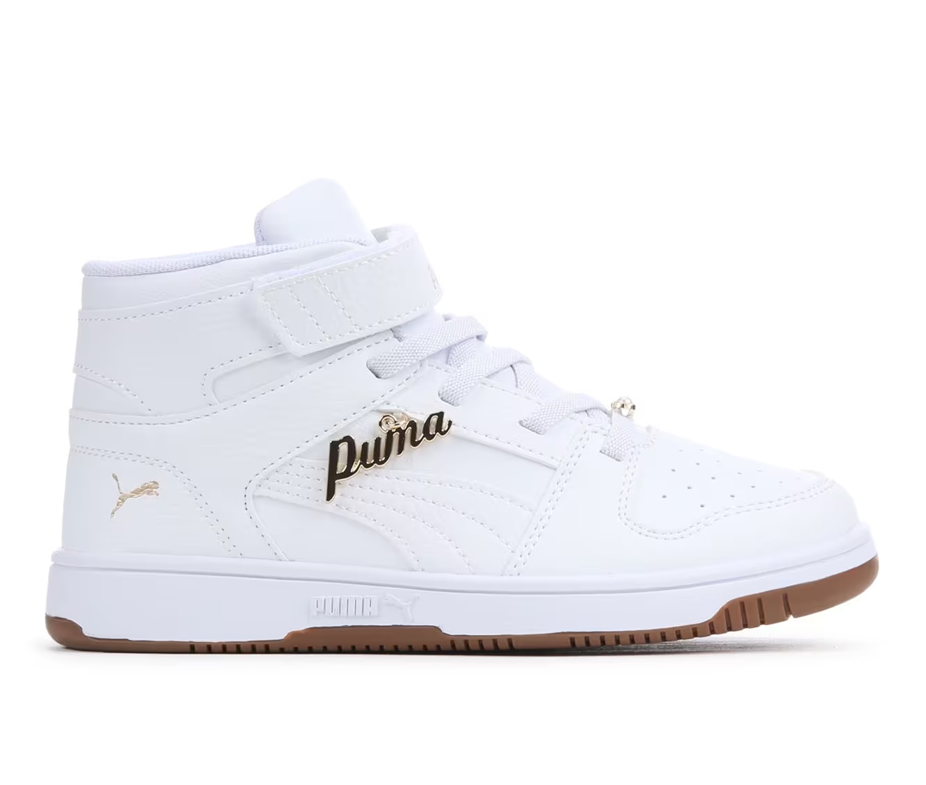 Girls' Puma Little Kid Rebound Layup Bling Sneakers