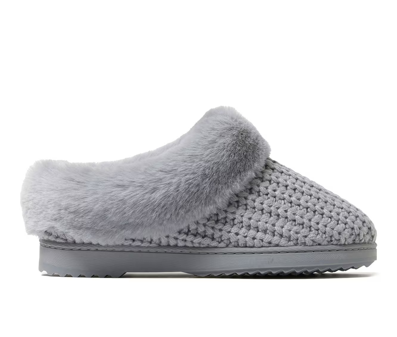 Dearfoams Hannah Festive Knit Clog Slippers