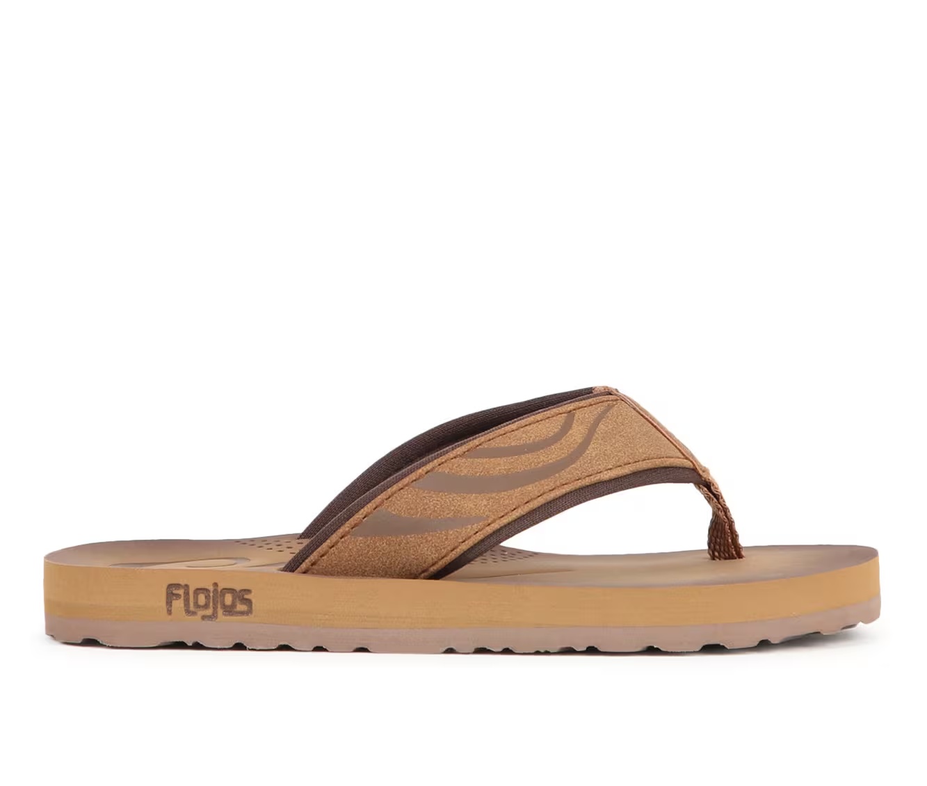 Boys' Flojos Little Kid & Big Kid Cuero Debossed Thong Strap Sandals