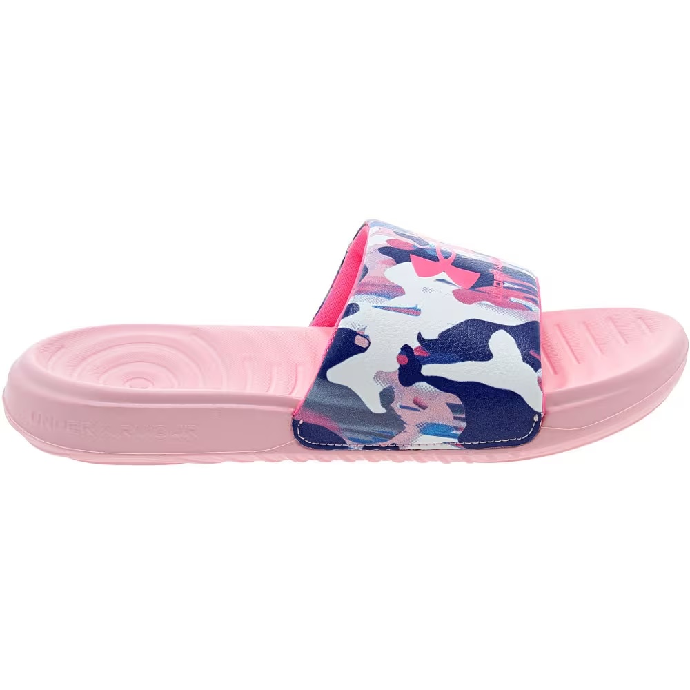 Girls' Under Armour Little Kid & Big Kid Ansa Print Sport Slides