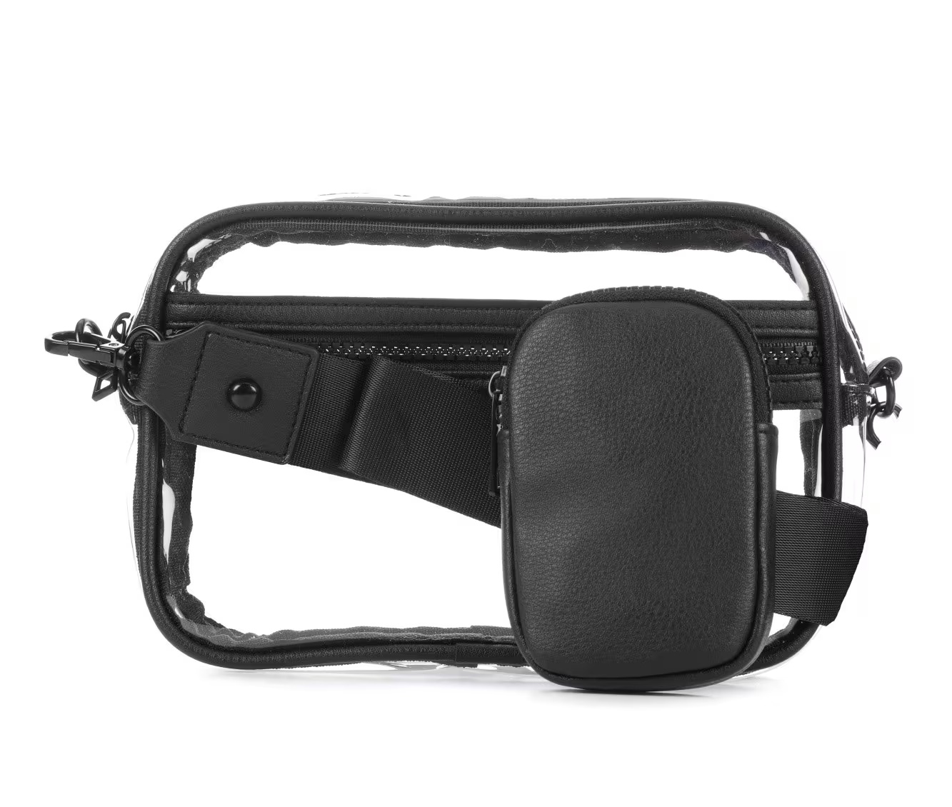 Madden Girl Clear Vinyl Camera Handbag