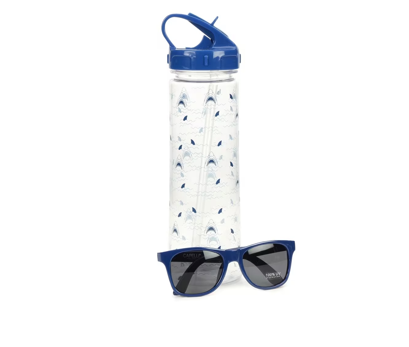 Capelli New York Water Bottle and Sunglasses Set