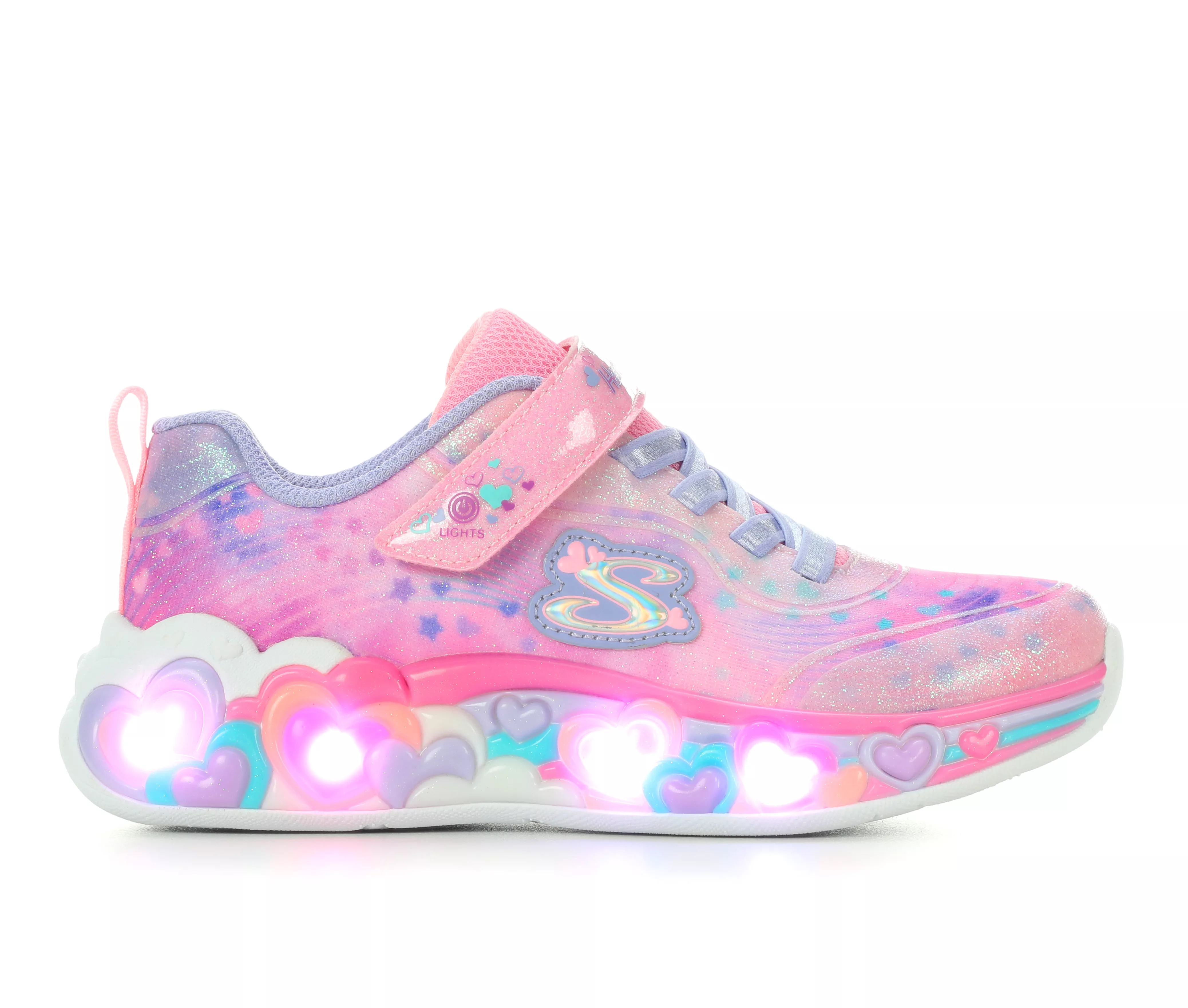 Girls' Skechers Eternal Heart Lights Girls 10.5-4 Light-Up Shoes