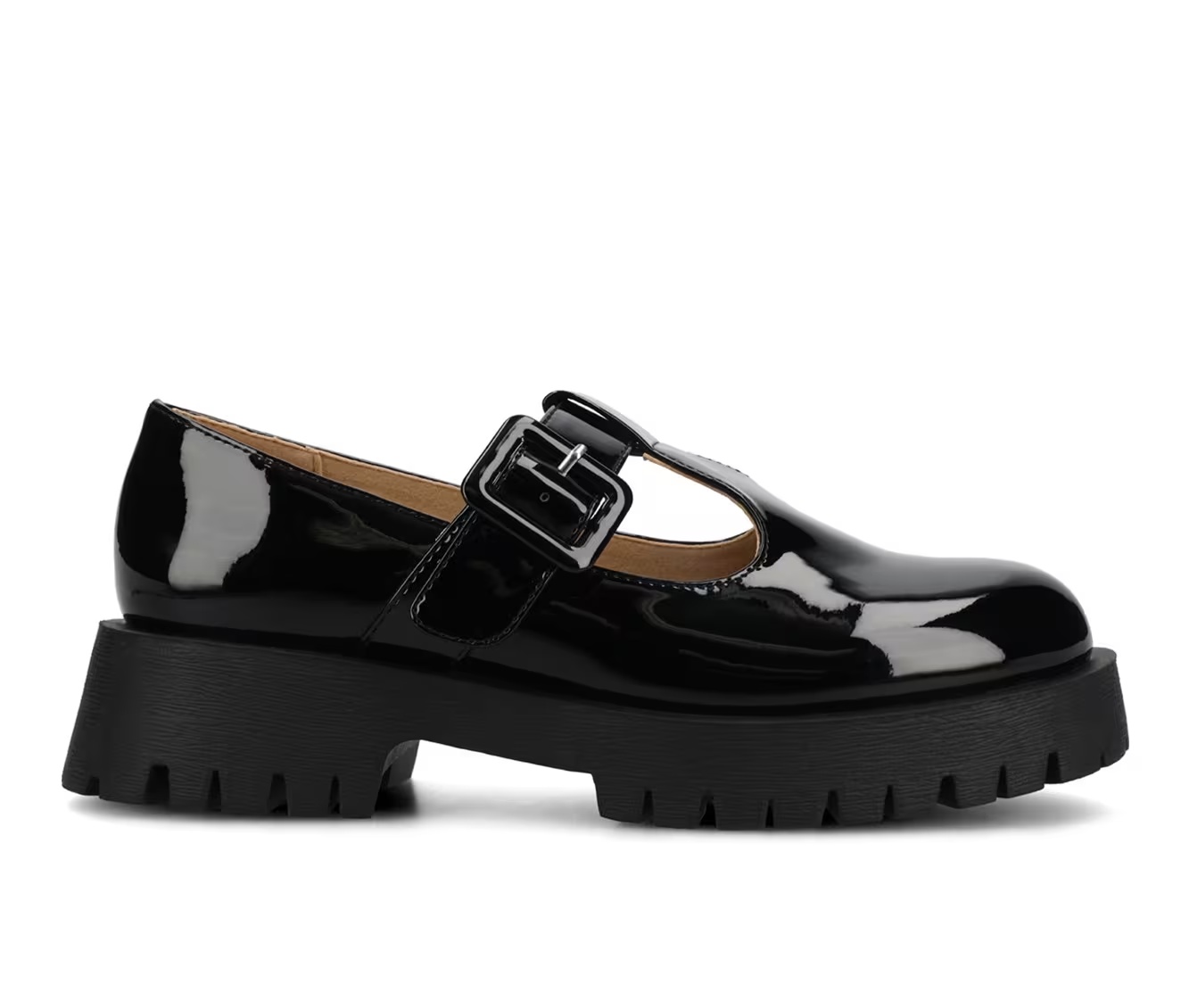Women's Journee Collection Suvi Chunky T-Strap Mary Janes
